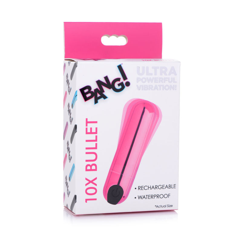 Bang! 10X Vibrating Metallic Bullet - Club X